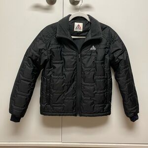 Arctica Women’s Jacket Small Black Polyester Zip pockets adjustable waist